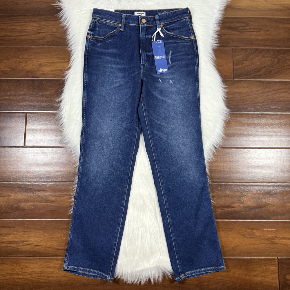 Wrangler Women's Size 28 X 28 Wild West 603 High Rise Straight Denim Jeans